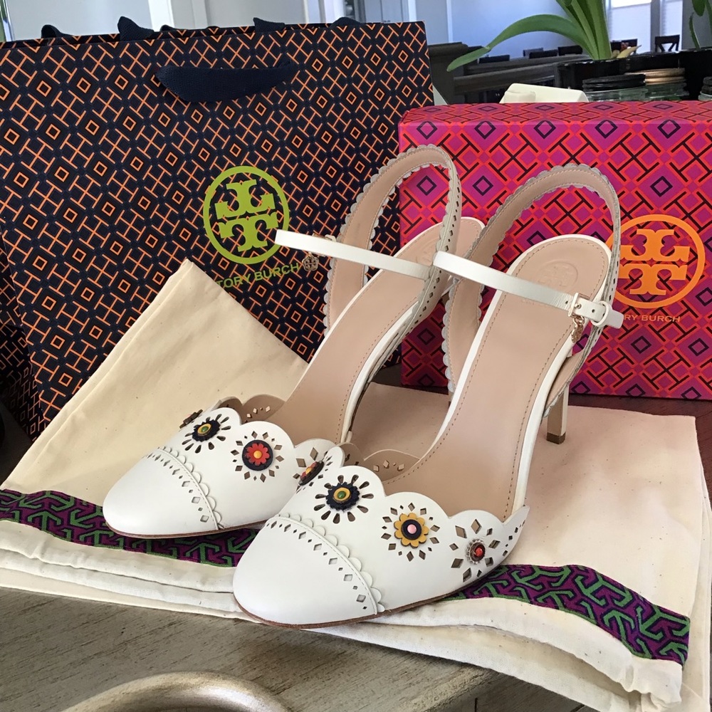 TORY BURCH Marguerite Leather Heel